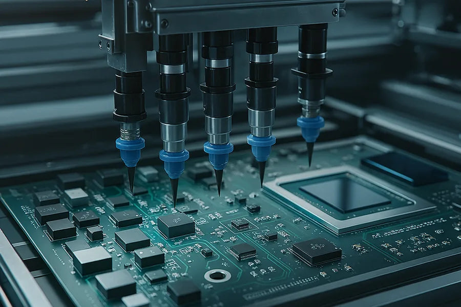 Electronics manufacturing equipment supported by an upgraded network