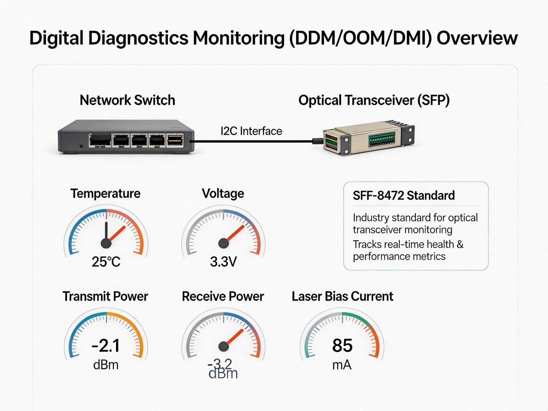 Optical Dom Chart Example What is DDM/DOM? Optical Module Monitoring & Troubleshooting 2026 ...
