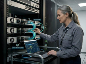Engineer is finalizing Installation & Deployment of Cisco Catalyst 9200L Stack