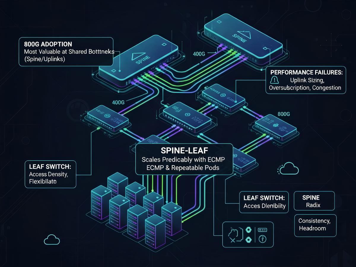 2026 Spine-Leaf Design Guide: Bottlenecks, and 800G Planning – network ...