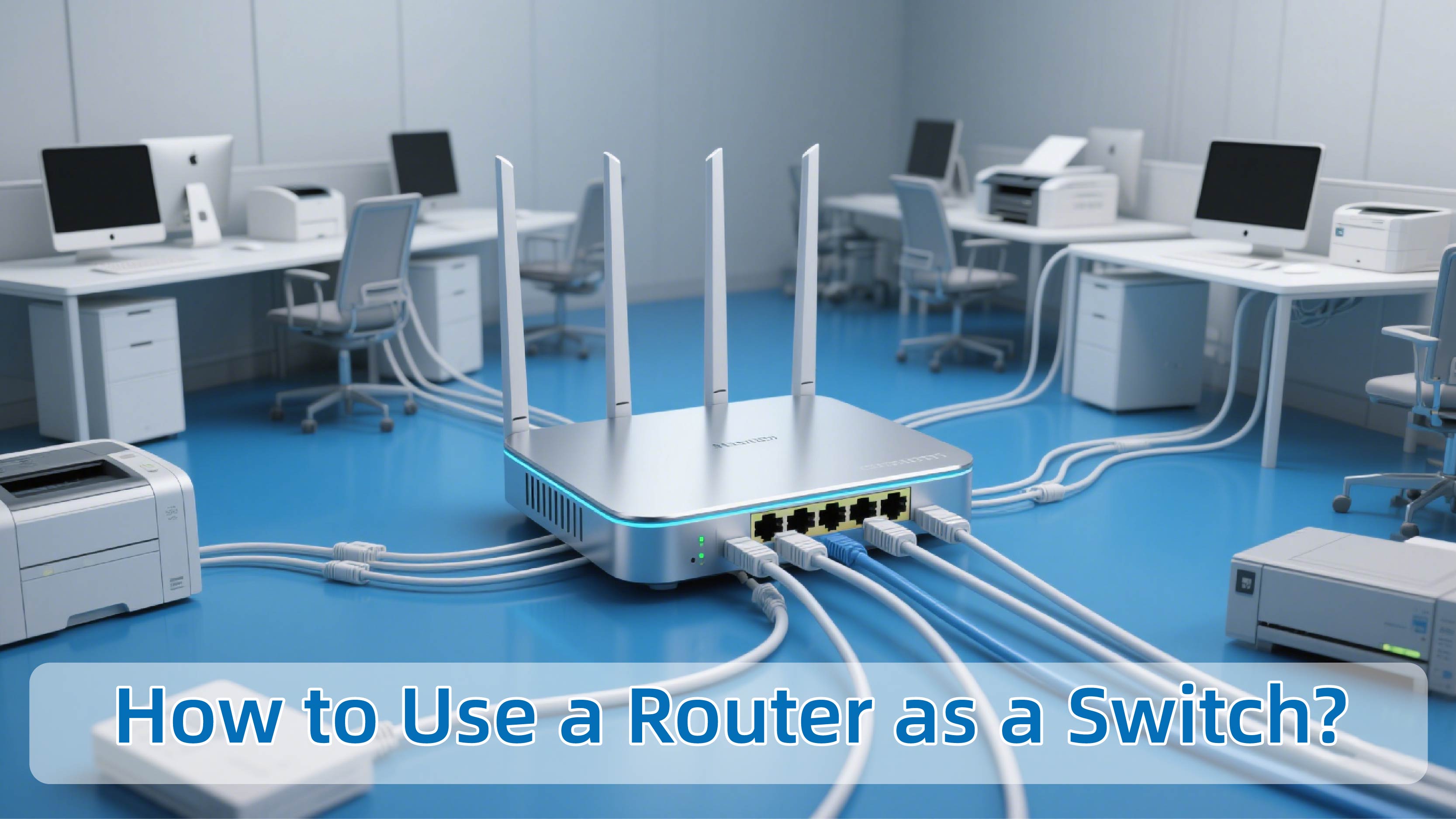 Use a Router as a Switch, How to Configure & Upgrade – Network-Switches