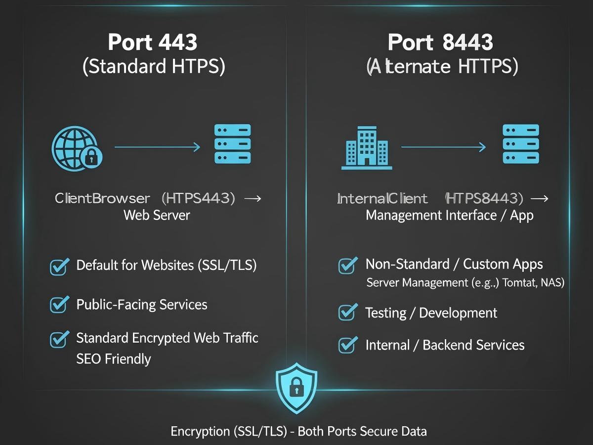 Difference Between HTTPS Port 443 & 8443 – Configuration and Use Cases ...