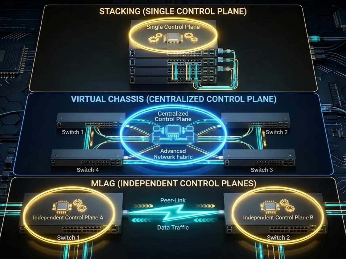 Stacking vs Virtual Chassis vs MLAG: 2026 HA Strategy Guide – network ...