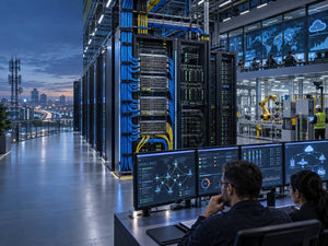 H3C networking news cover illustrating 1.6T AI switching, 224G optical interconnects, hybrid mesh firewall architecture, carrier networking and industrial AI security in September 2026.
