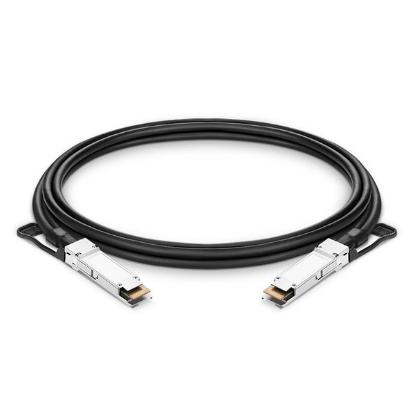Network Switch 400G PAM4 QSFP-DD to QSFP-DD Direct Attach PVC Copper Cable, up to 3m
