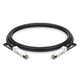 Network Switch 400G PAM4 QSFP-DD to QSFP-DD Direct Attach PVC Copper Cable, up to 3m