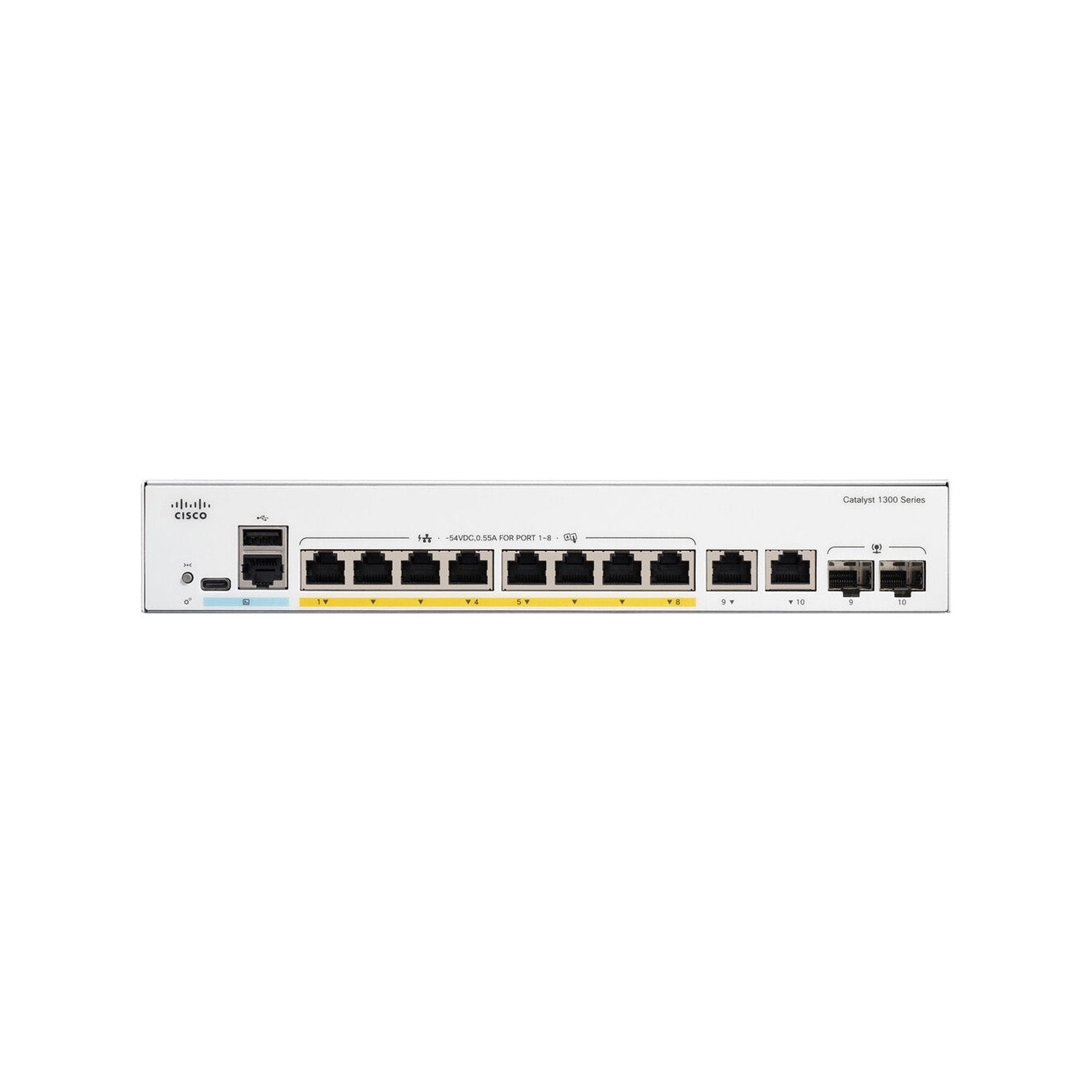 Cisco Catalyst C1300-8P-E-2G PoE Managed Switch – network-switch.com