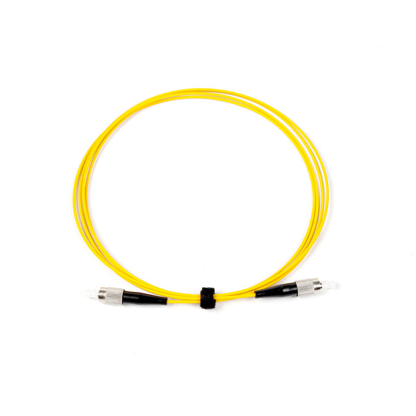 FC UPC to FC UPC Simplex Single Mode Fiber Patch Cable, 1 Fiber, 2.0mm OFNR