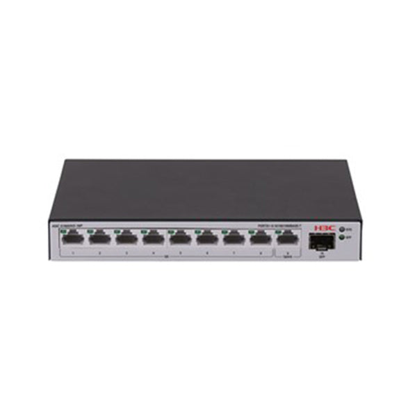 H3C S1600V2-10P-HPWR 8xPoE+ + 1xGE + 1xSFP PoE SMB Switch
