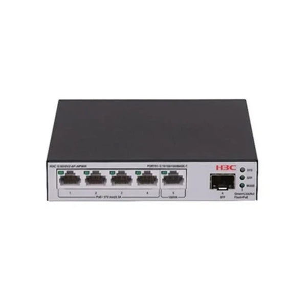 H3C S1600V2-6P 5xGE + 1xSFP Web-Managed SMB Gigabit Switch