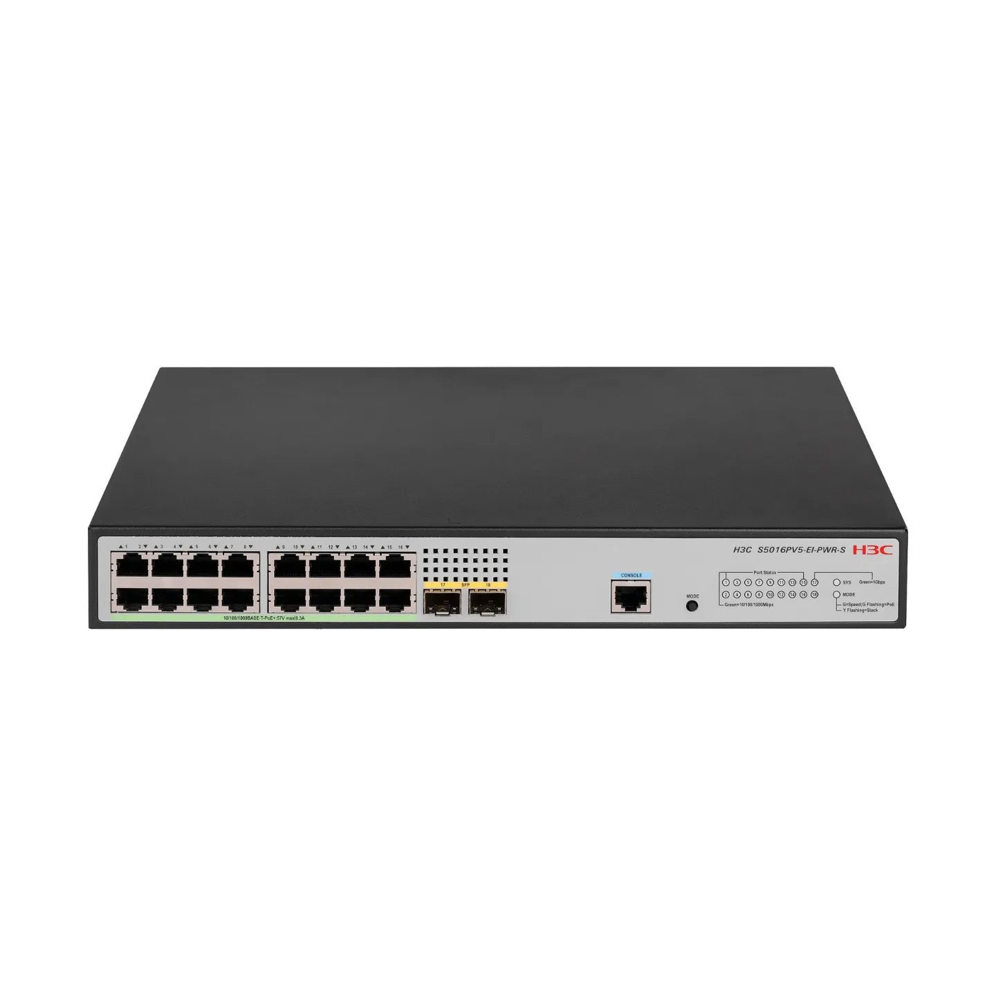 H3C S5016PV5-EI-PWR-S 16xGE PoE+ + 4xSFP SMB Switch
