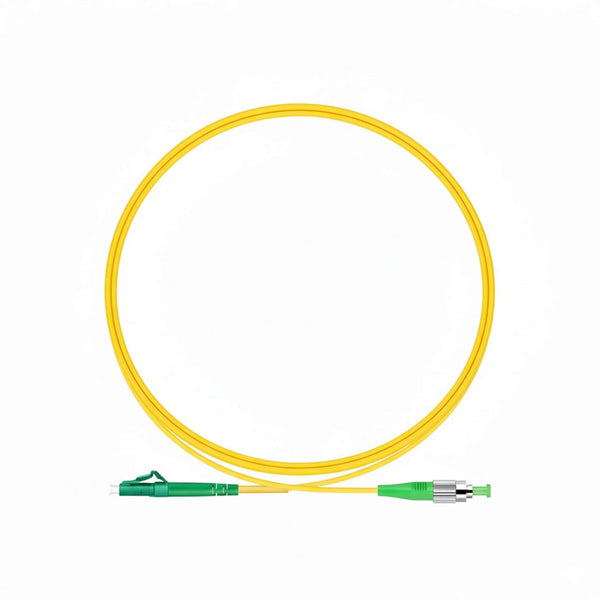 LC APC to FC APC Simplex Single Mode Fiber Patch Cable, 2.0mm OFNR