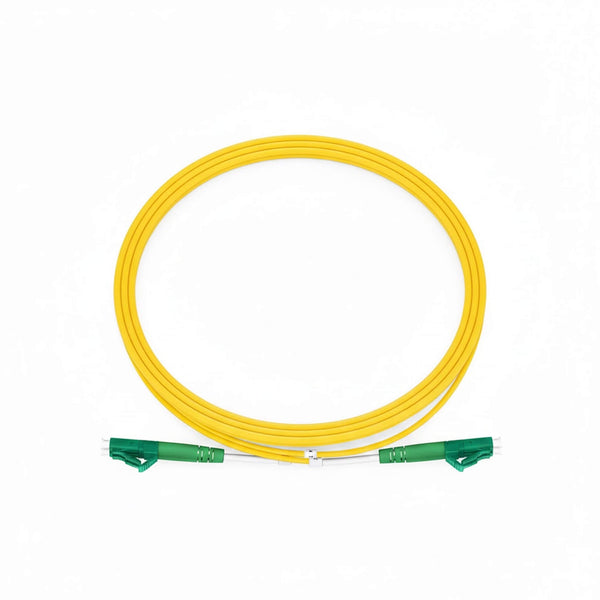 LC APC to LC APC Duplex Single Mode Fiber Patch Cable, 2.0mm OFNR