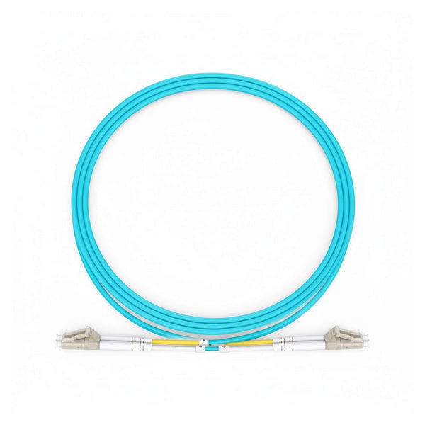 LC UPC to LC UPC Duplex Multimode(OM3) Fiber Patch Cable, 2 Fibers, 2.0mm OFNR