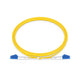 LC UPC to LC UPC Duplex Single Mode Fiber Patch Cable, 2.0mm OFNR