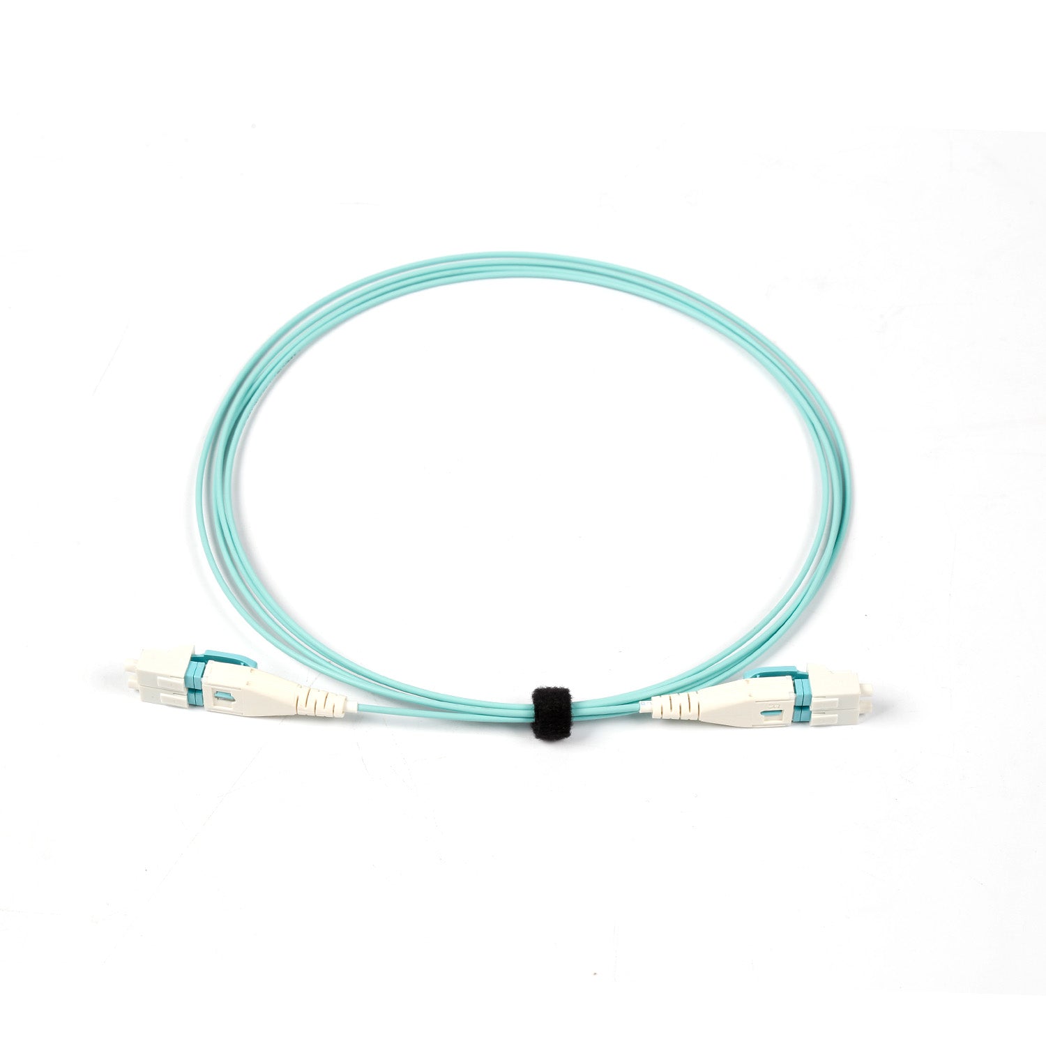 LC UPC to LC UPC Duplex Standard Clip Uniboot OM3 Multimode Fiber Patch ...