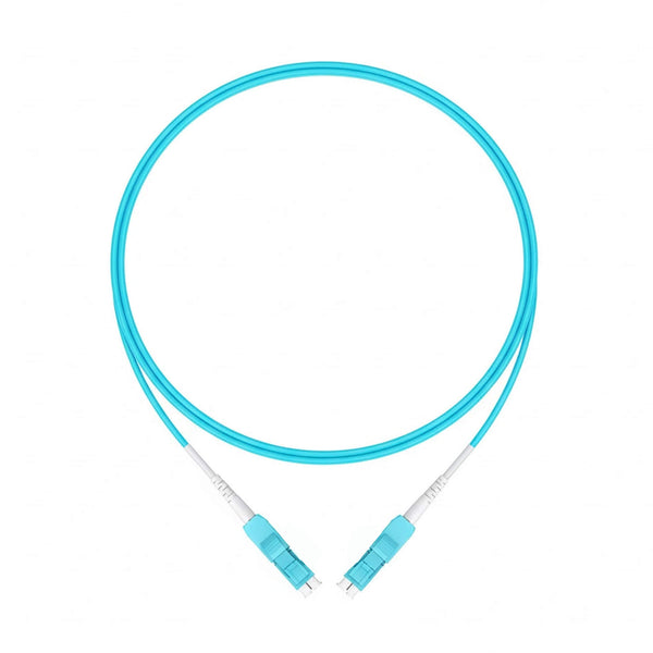 LC UPC to LC UPC Duplex Standard Clip Uniboot Multimode(OM4) Fiber Patch Cable, 2.0mm OFNR
