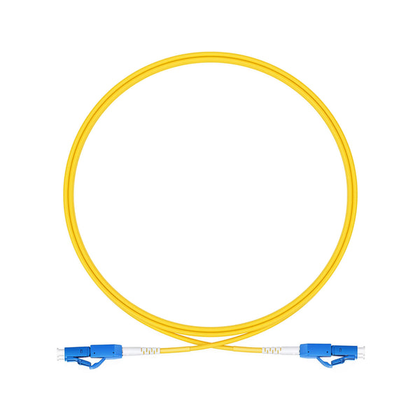 LC UPC to LC UPC Duplex Standard Clip Uniboot Single Mode Fiber Patch Cable, 2.0mm OFNR