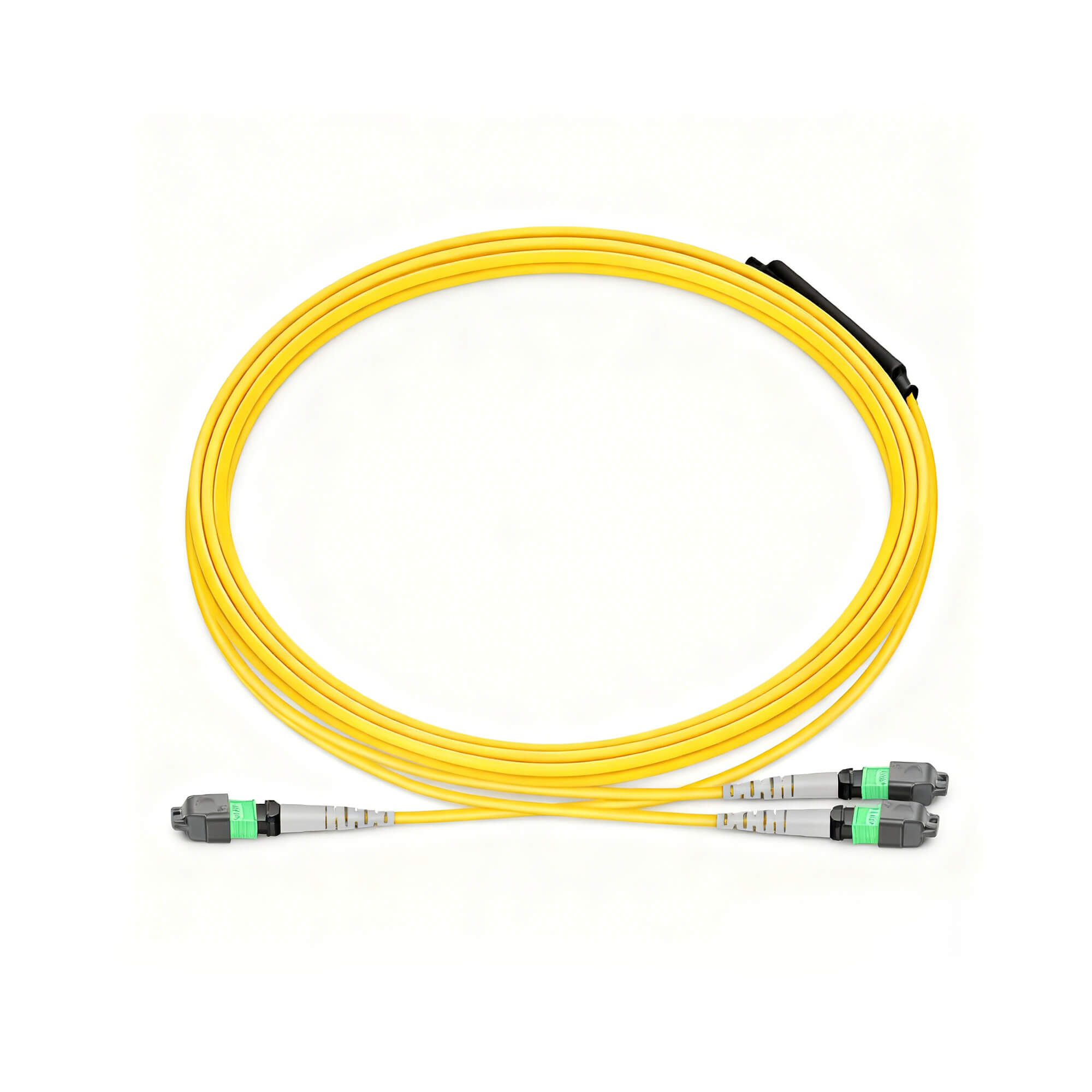 MPO 16F APC to 2xMPO 8F APC Breakout Cables, 8 Fibers, Singlemode (OS2 ...