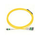 MPO 16F APC to 2xMPO 8F APC Breakout Cables, 8 Fibers, Singlemode (OS2, G.657.A1), OFNR, Crossover