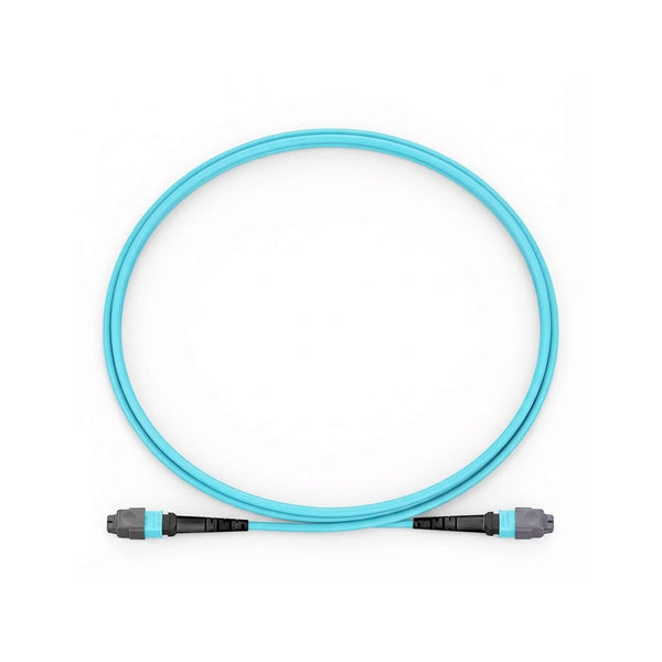 MPO Jumper Cables, MPO-12 UPC (Female) to MPO-12 UPC (Female), 12 Fibers, Multimode (OM3), OFNR, Low Loss, Polarity Type B