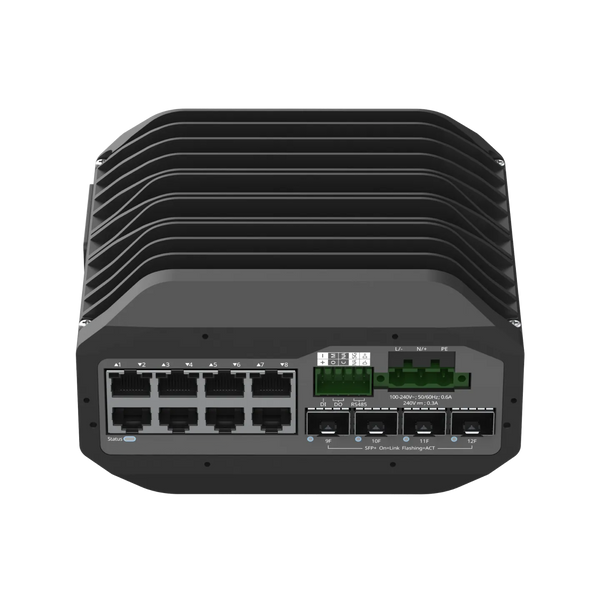 Network-Switch IS5200-8GT4XS 8x1G & 4x10G SFP+ Industrial Switch