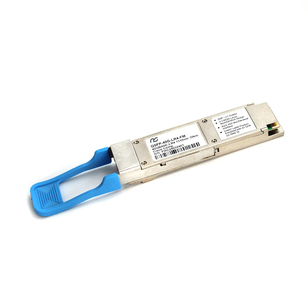 NSComm NS-QSFP-40G-LR4 40G Base-LR4 QSFP+ 1310nm (CWDM) 10km Duplex LC SMF DDM Optical Transceiver Module — Generic