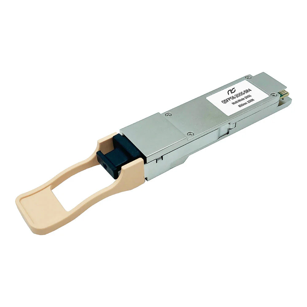 NSComm NS-QSFP56-200G-SR4 200G Base-SR4 QSFP56 850nm 100m MTP/MPO-12 MMF DOM Optical Transceiver Module — Generic