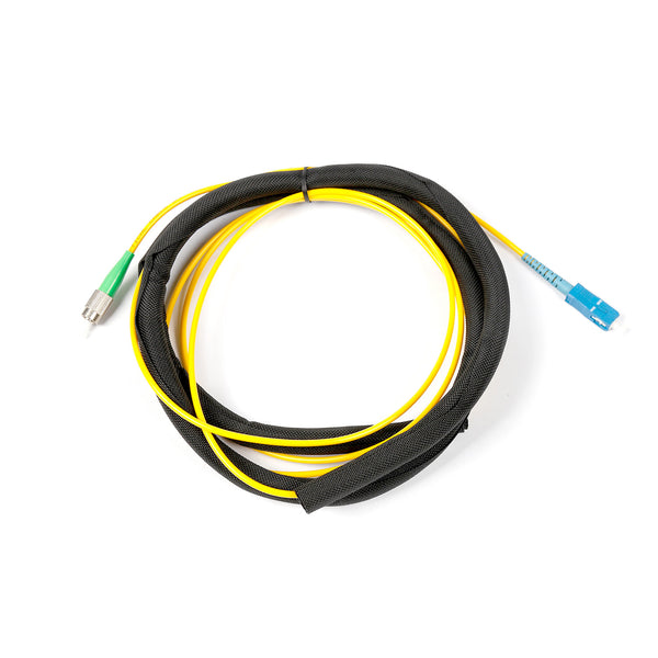SC APC to FC APC Simplex Single Mode Fiber Patch Cable, 2.0mm OFNR