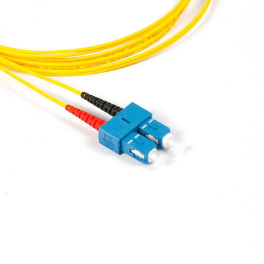 NSComm SC to SC UPC Duplex Single Mode Fiber Patch Cable, 2.0mm OFNR ...