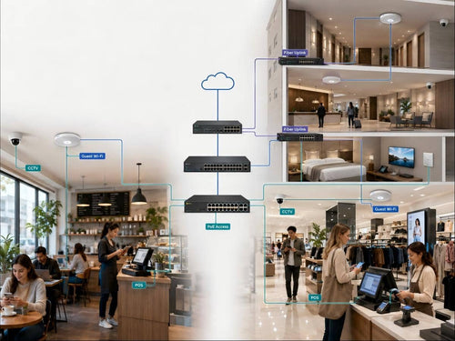 3 PoE and Wi-Fi Network Topologies for Commercial Venues