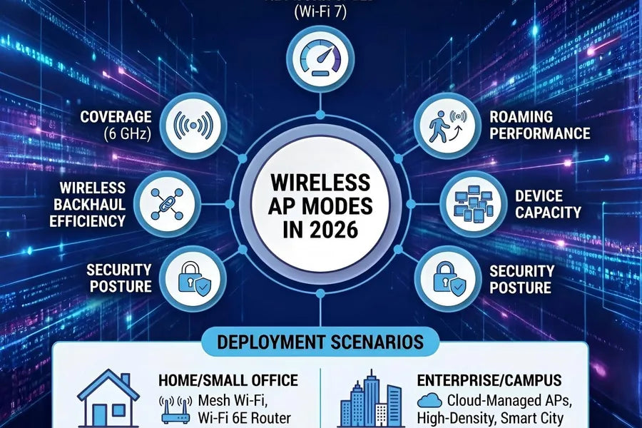 Wireless access point modes for remote and distributed deployments